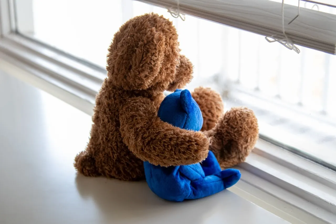 Professional working at desk with plants and natural light
